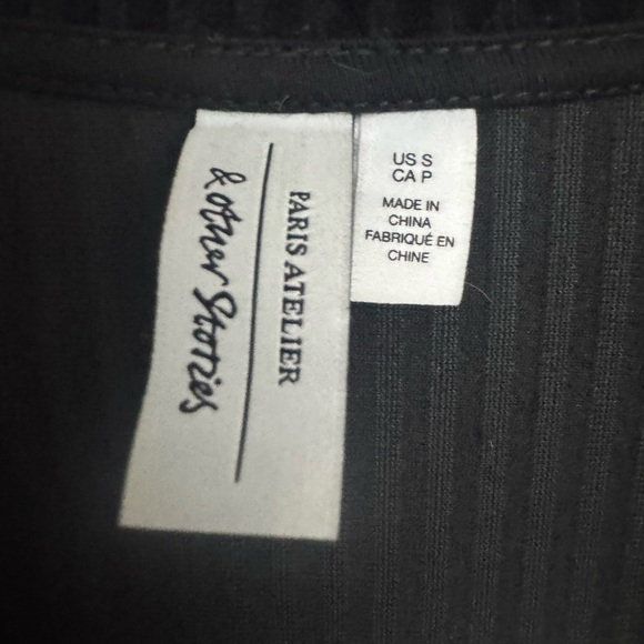 & Other Stories - Zip Collar Velour Mini Dress - S - Picture 5 of 5